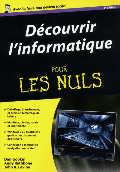 Découvrir l'informatique Ed. Windows 7, 3e Megapoche Pour les nuls