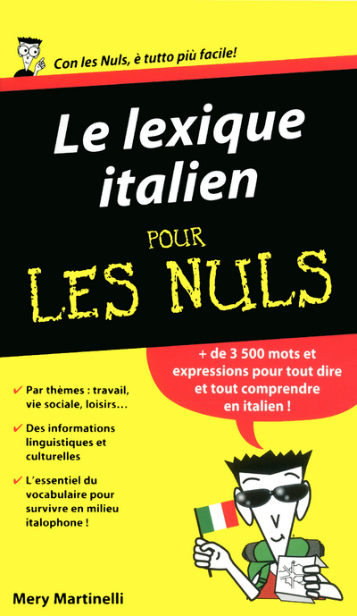 Le lexique italien Pour les nuls