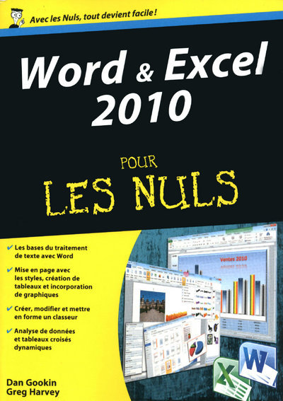 Word et Excel 2010 Megapoche Pour les nuls
