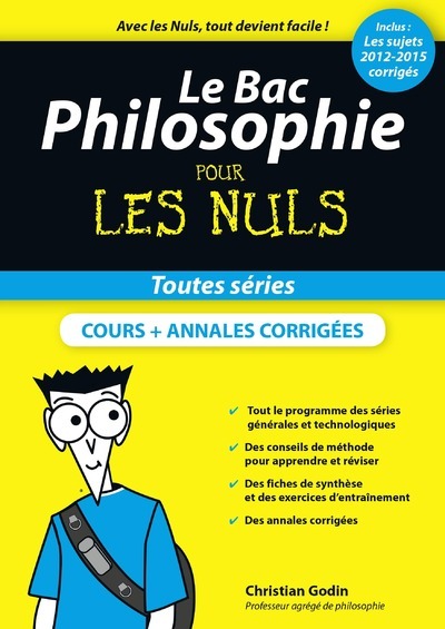 Le Bac Philosophie Pour les Nuls, Nouvelle édition