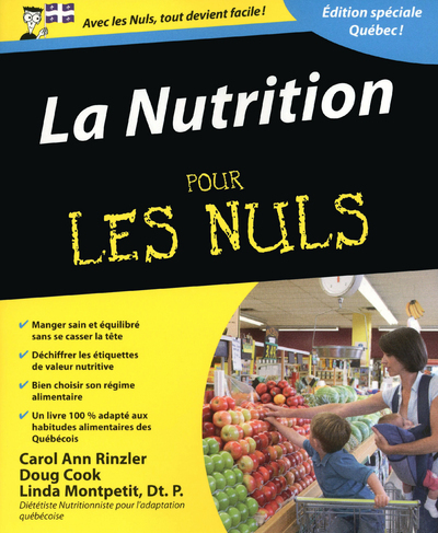 La nutrition pour les nuls édition quebecoise