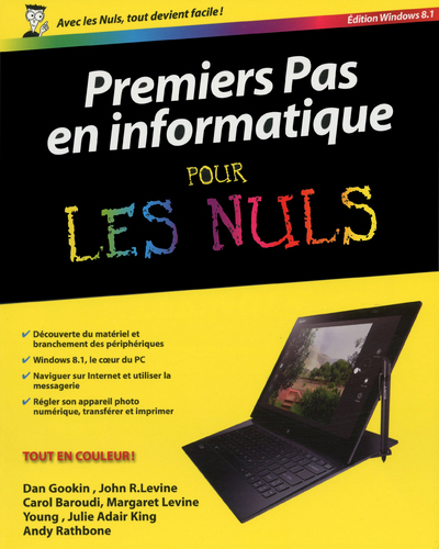 Premiers pas en informatique, ed. Windows 8 Pour les nuls