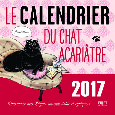 Le Calendrier 2017 du Chat acariâtre