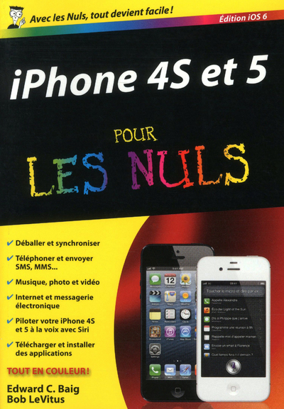 iPhone 4S et 5, ed iOS 6 Poche Pour les nuls