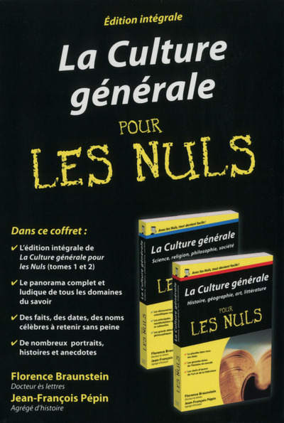 Coffret LA Culture générale Poche Pour les Nuls, Edition intégrale