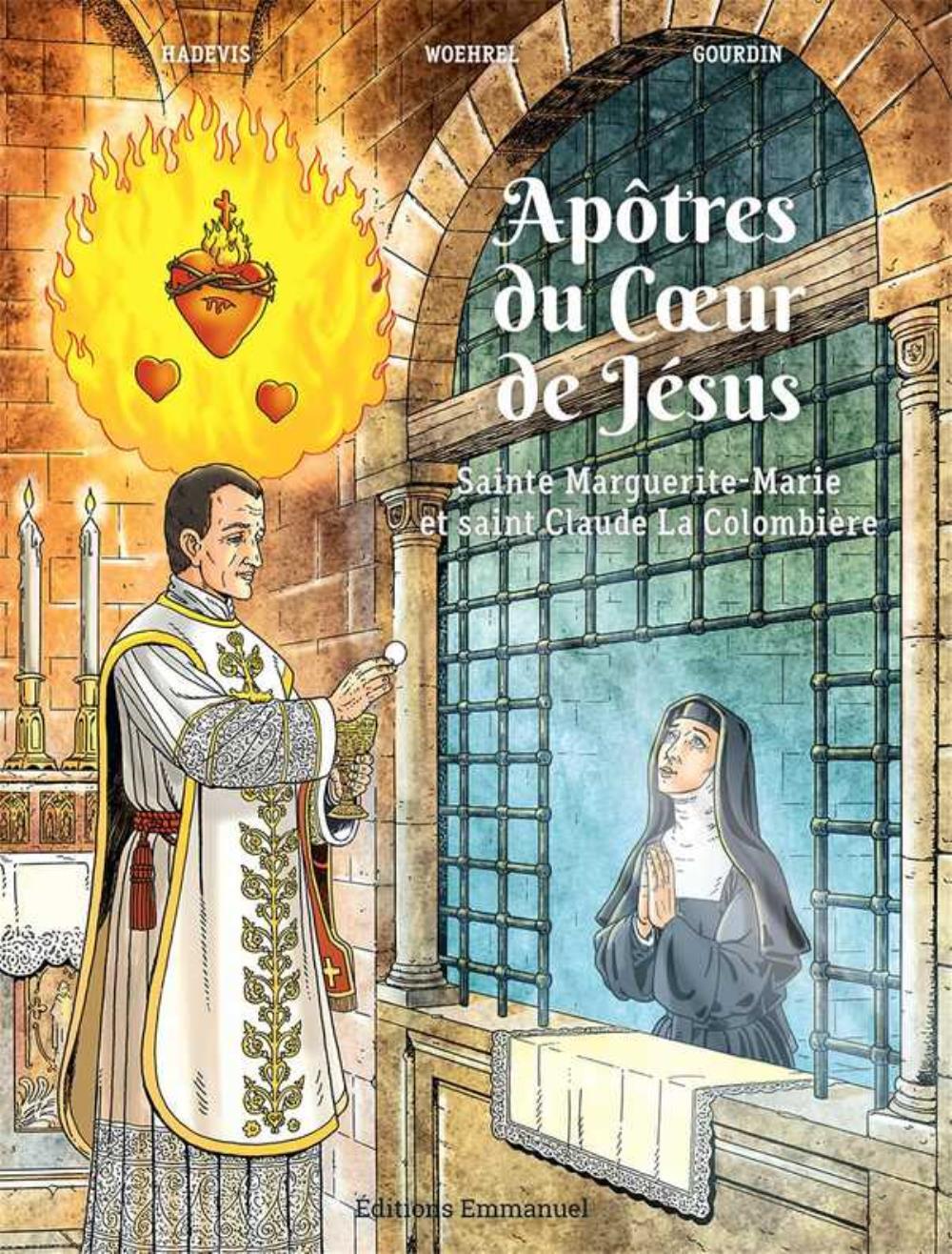 Apôtres du coeur de Jésus - sainte Marguerite-Marie et saint Claude La Colombière