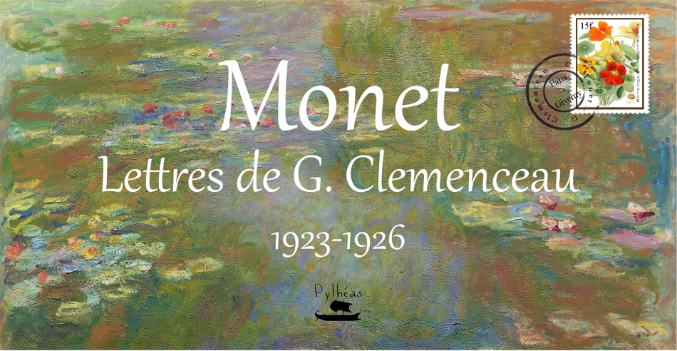 Monet : Lettres de G.Clemenceau