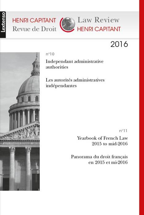 henri capitant - revue de droit n°10/11-2016
