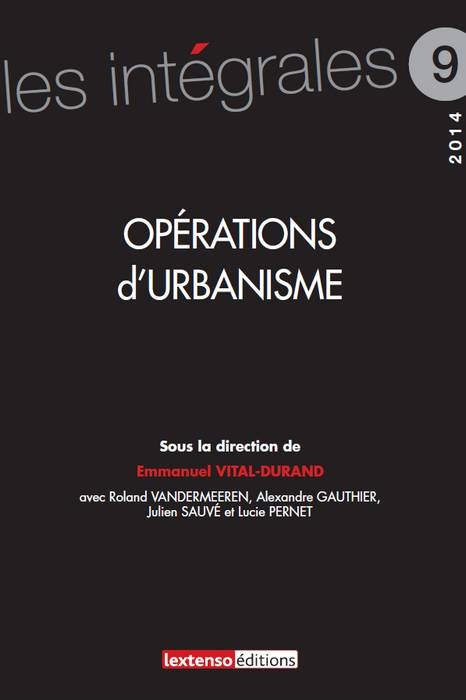 opérations d'urbanisme