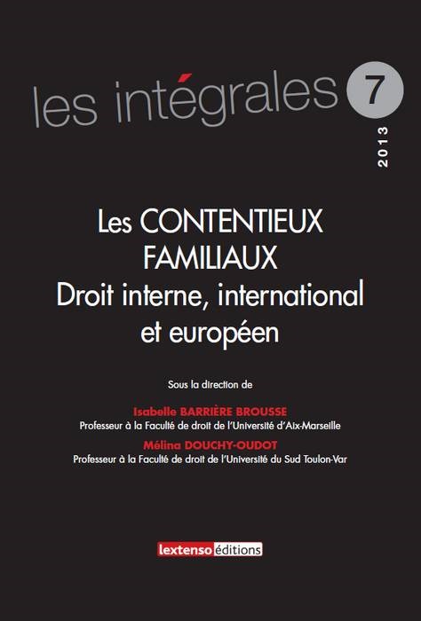 les contentieux familiaux