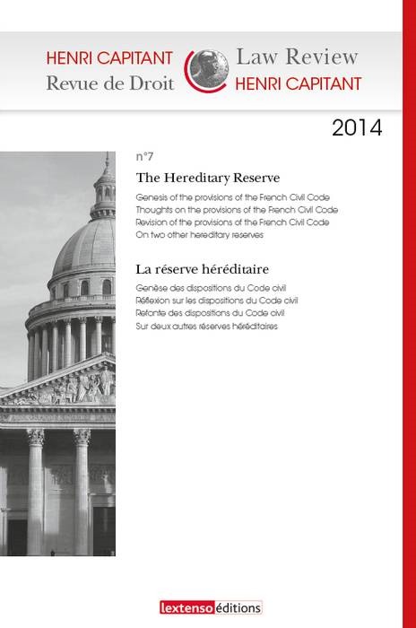 henri capitant - revue de droit n°7-2014