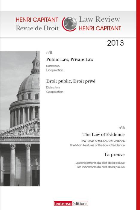 henri capitant - revue de droit n°5/6 2013