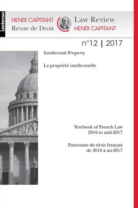 HENRI CAPITANT - REVUE DE DROIT N 12 2017