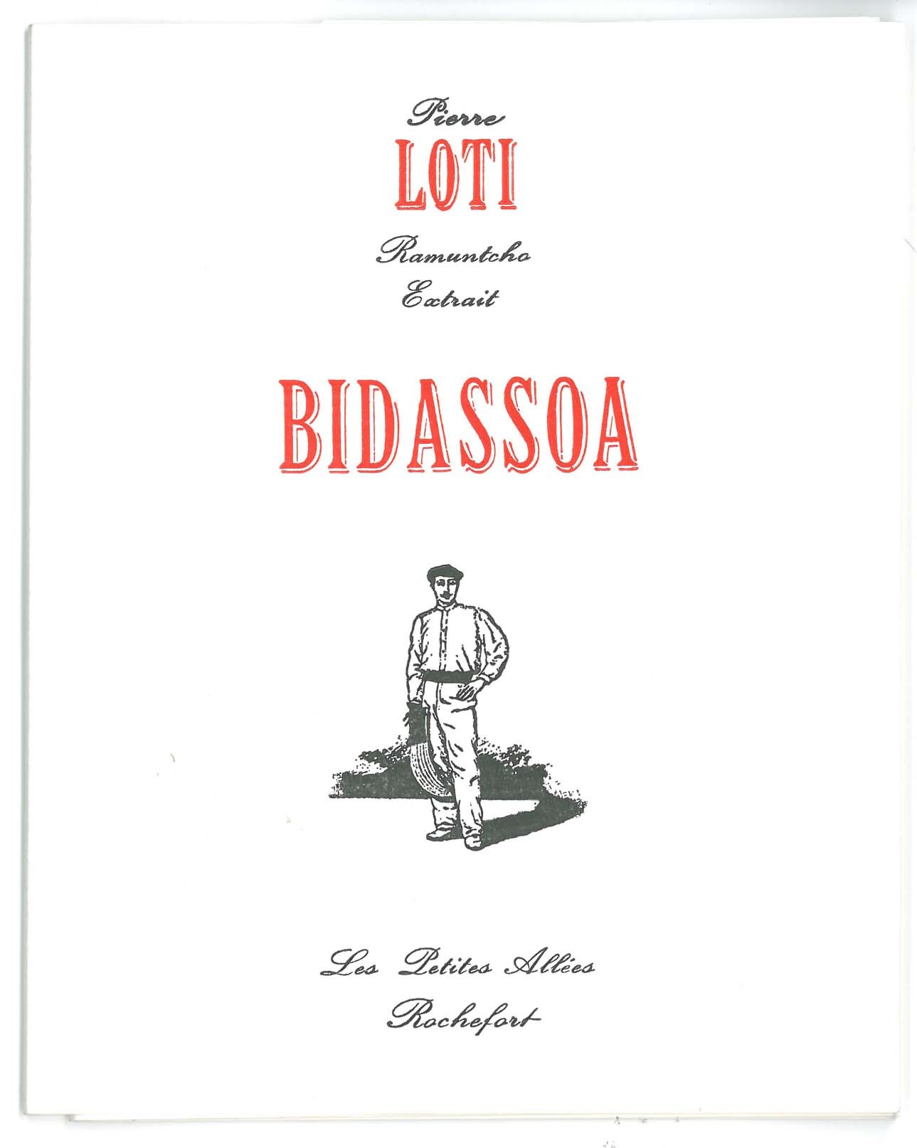 Bidassoa : extrait de Ramuntcho