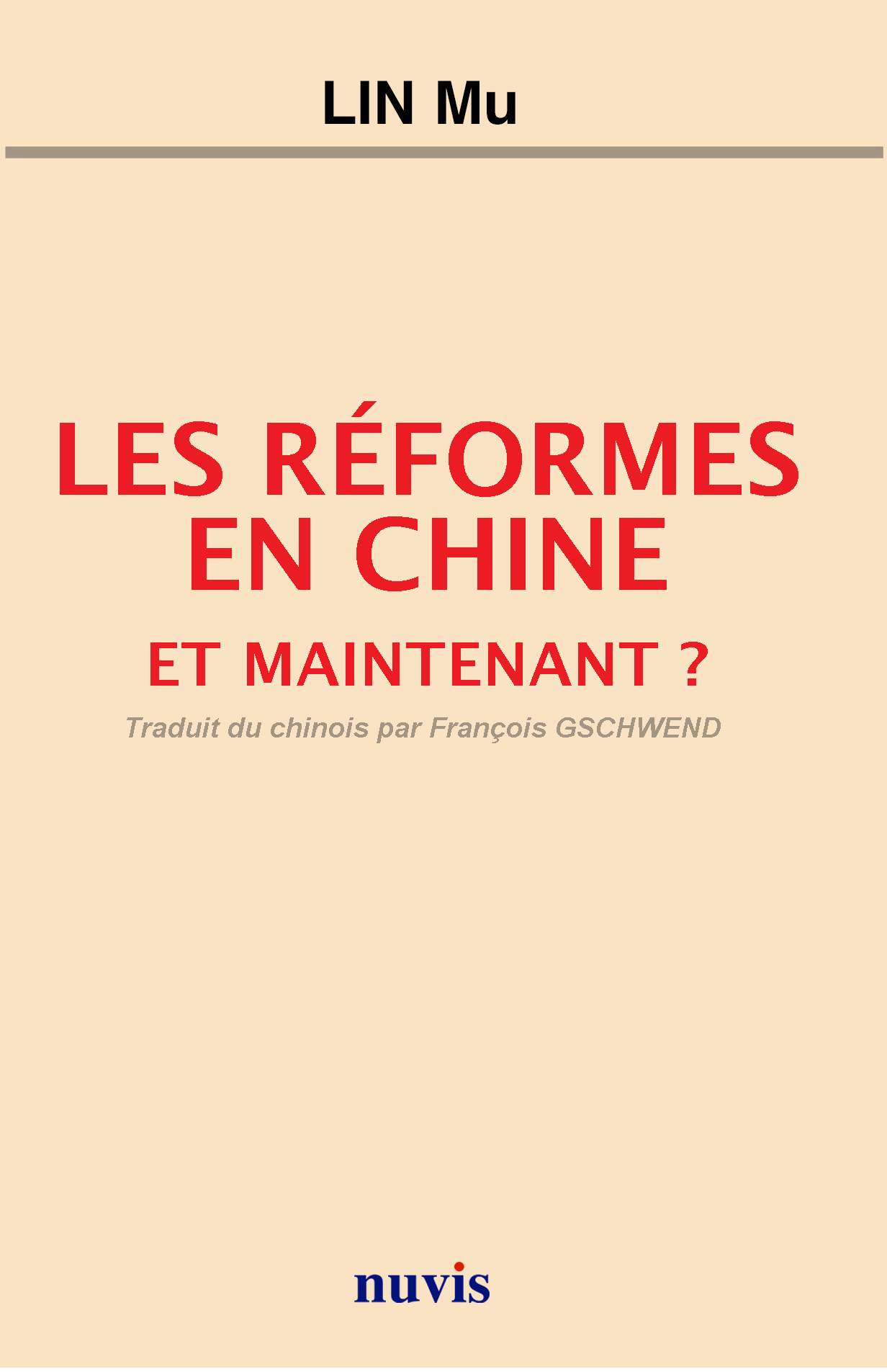 Les réformes en Chine. Et maintenant?