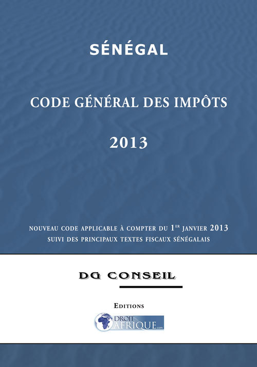 Senegal - Code general des impots 2013