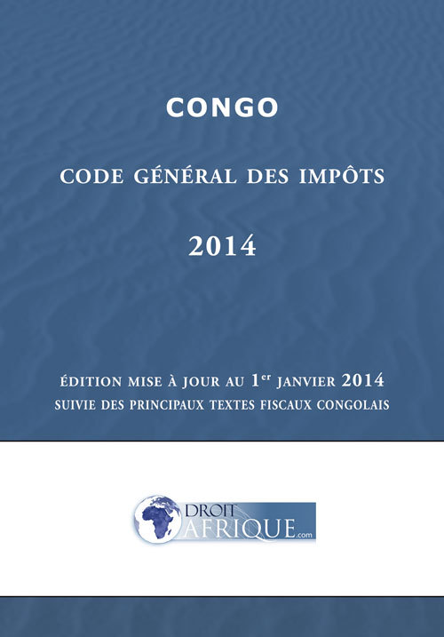 Congo - Code general des impots 2014