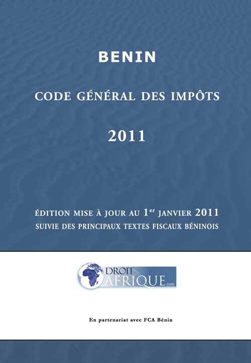 Benin, Code general des impots 2011