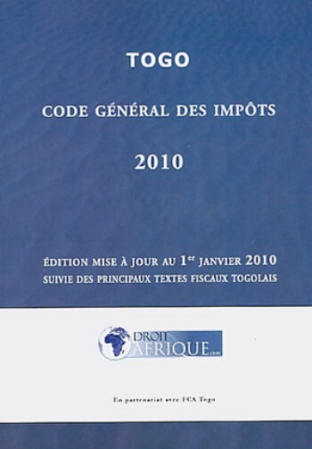 Togo, Code general des impots 2010