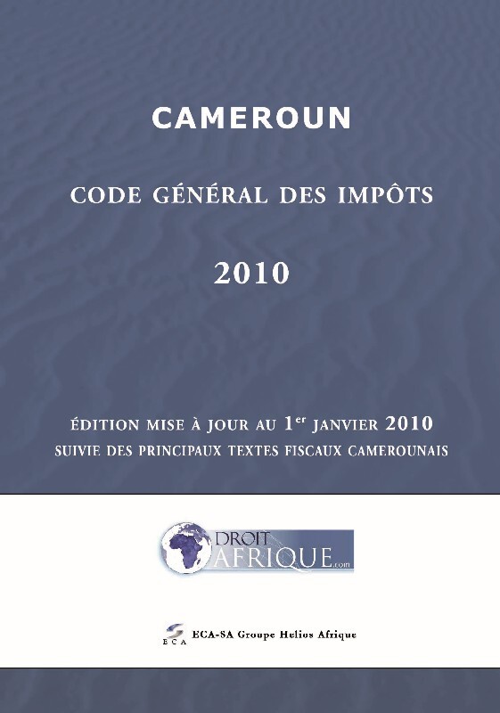 Cameroun, Code general des impots 2010