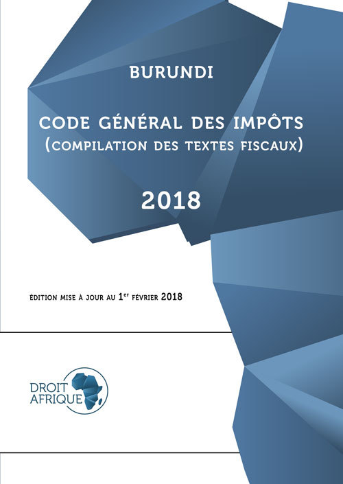 Burundi - Code général des impôts 2018