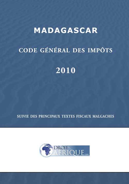 Madagascar, Code general des impots 2010