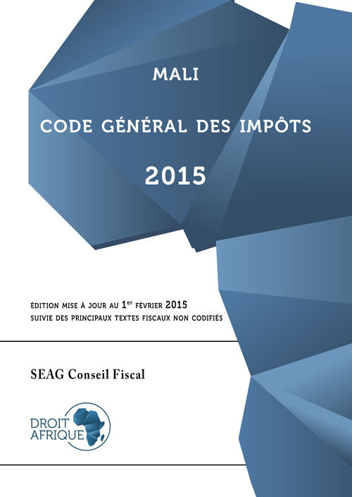 Mali, Code général des impôts 2015
