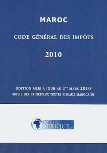 Maroc, Code général des impots 2010