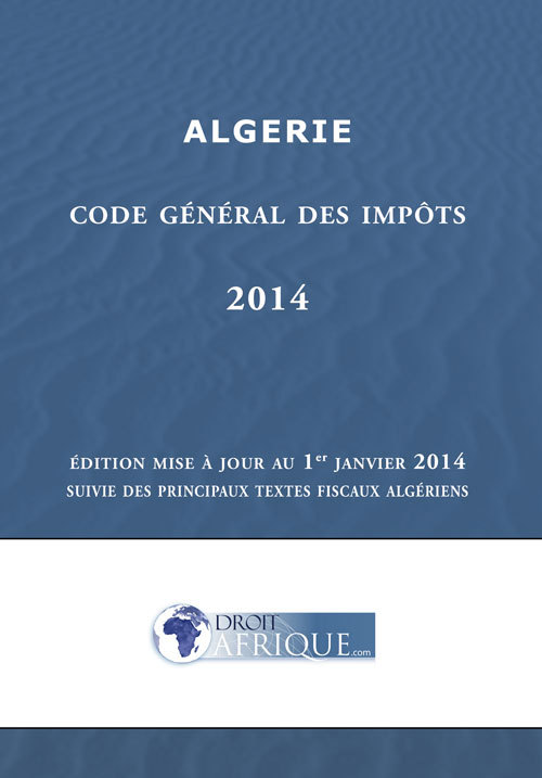 Algerie - Code general des impots 2014