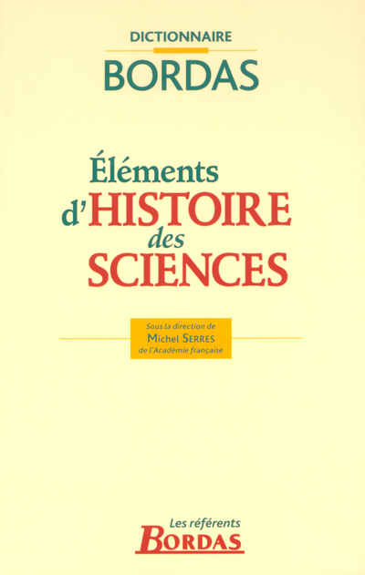 ELEMENTS D'HISTOIRE DES SCIENCES