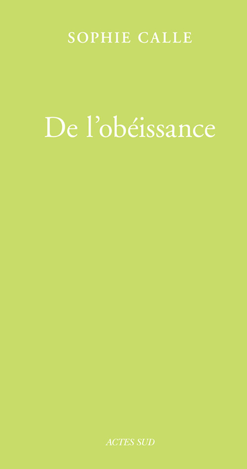 De l'obéissance (Livre I)