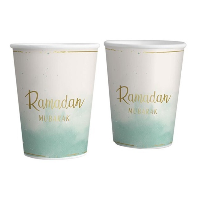 Gobelet Ramadan Mubarak 6 pièces