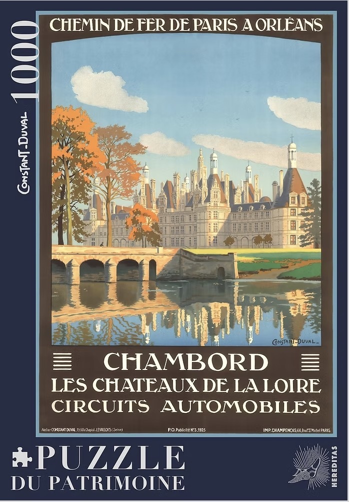 Puzzle 1000 pièces - Château de Chambord par Constant-Duval