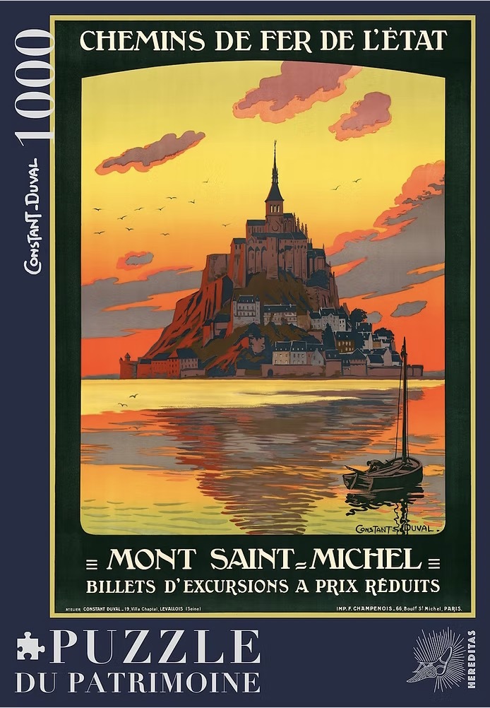 Puzzle 1000 pièces - Le Mont Saint-Michel par Constant-Duval