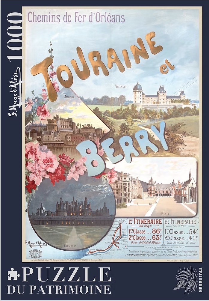Puzzle 1000 pièces - Touraine Berry par Alési