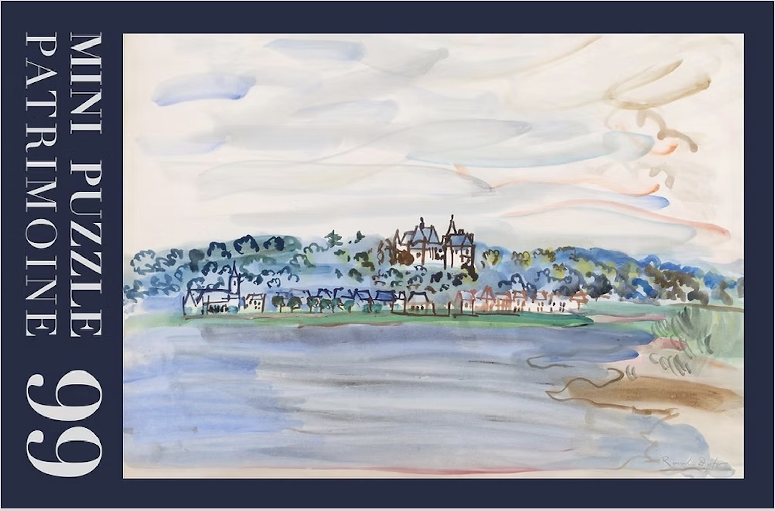 Puzzle 99 pièces - Château de Chaumont par Raoul Dufy