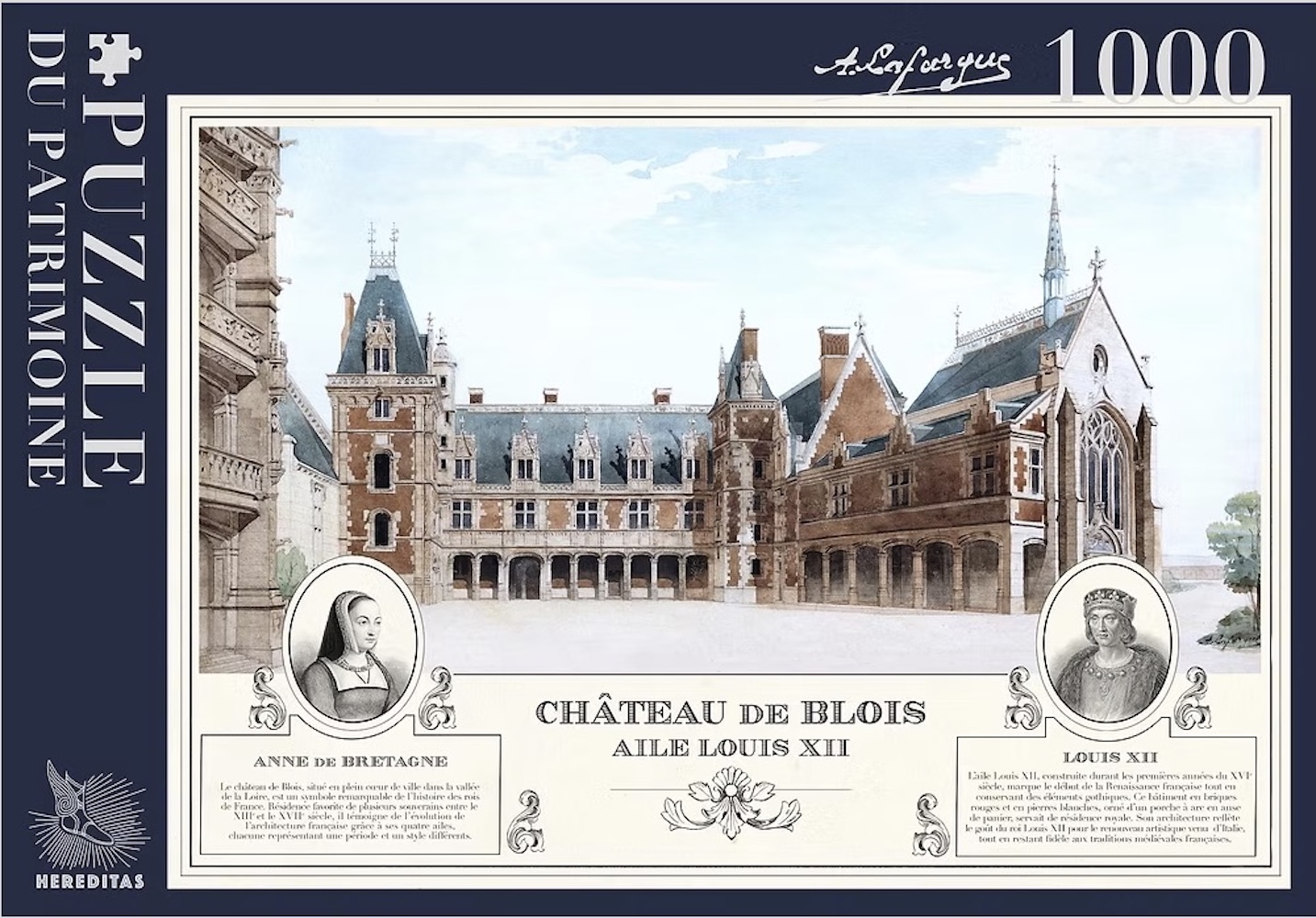 Puzzle 1000 pièces - Château de Blois par Lafargue