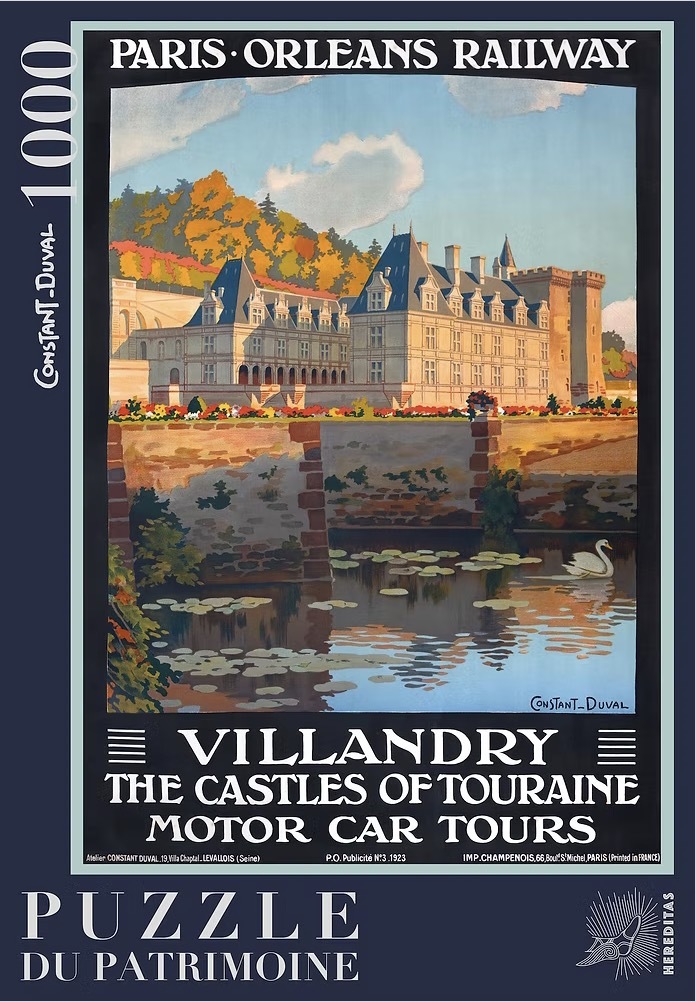 Puzzle 1000 pièces - Château de Villandry par Constant-Duval