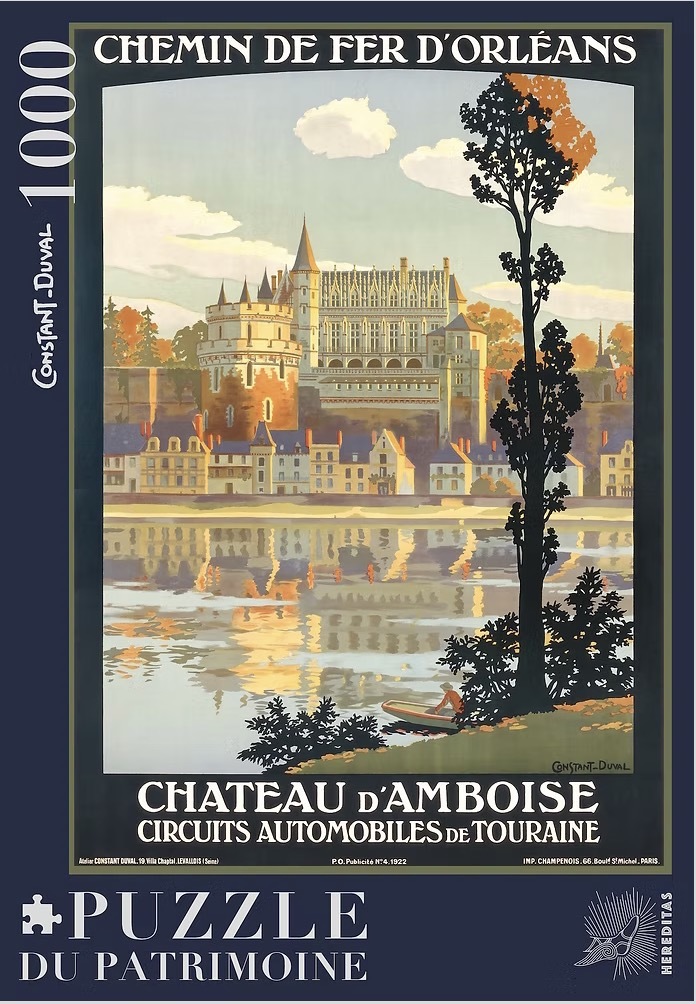 Puzzle 1000 pièces - Château d'Amboise par Constant-Duval
