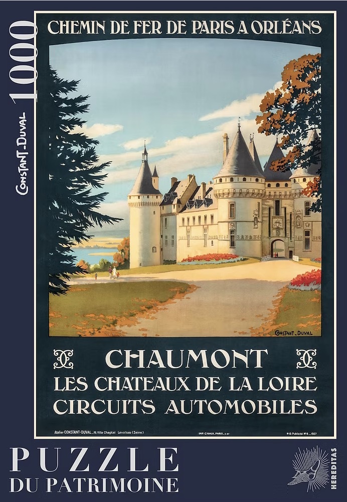 Puzzle 1000 pièces - Château de Chaumont-sur-Loire par Constant-Duval