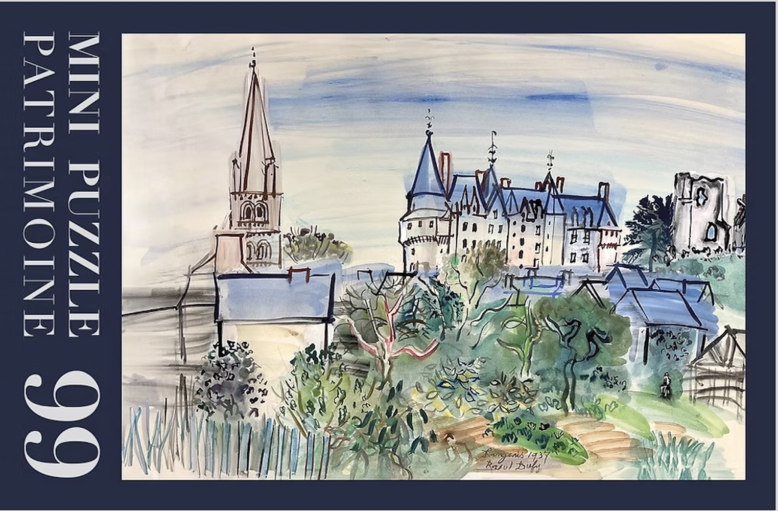 Puzzle 99 pièces - Château de Langeais par Raoul Dufy