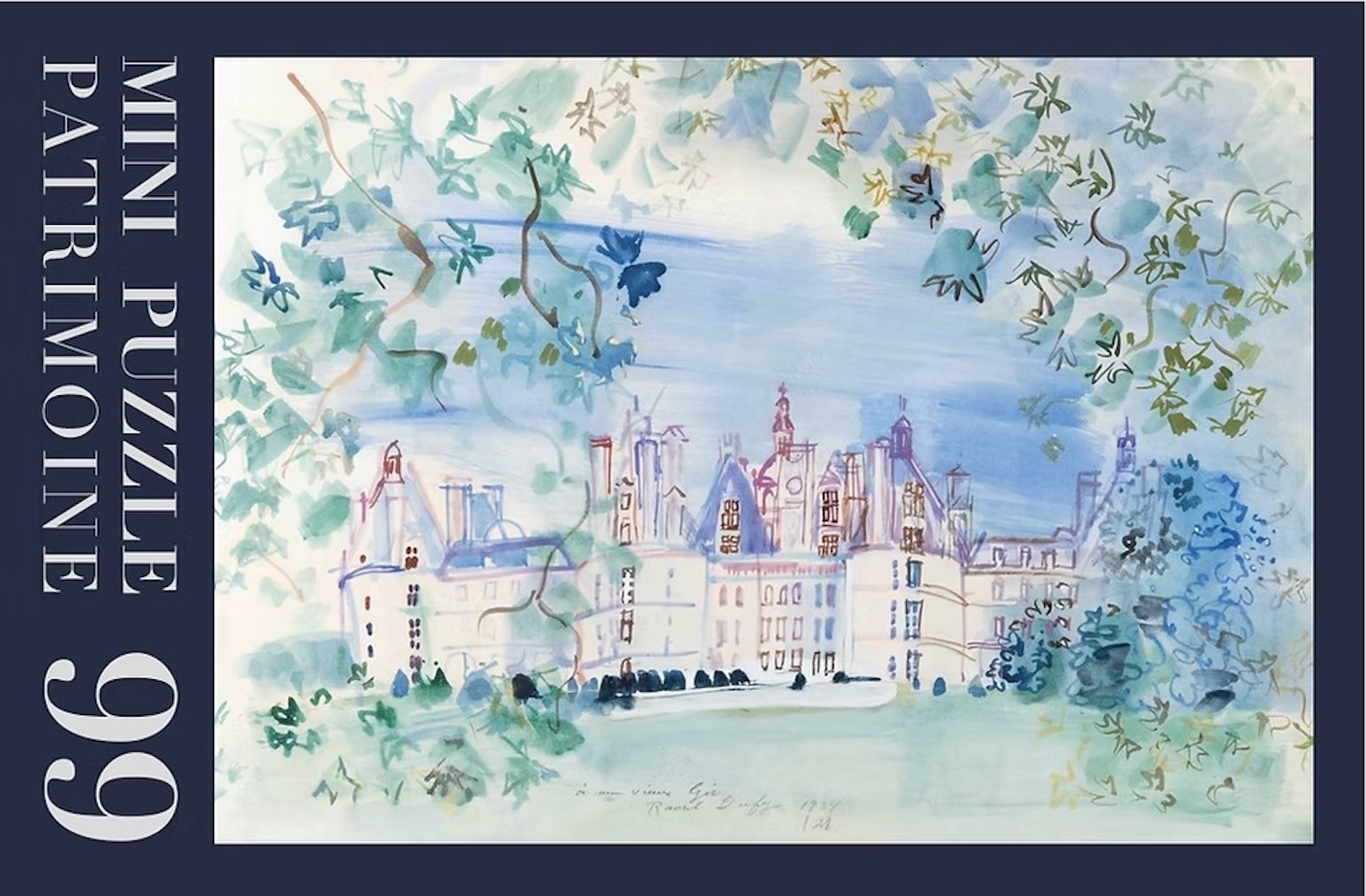 Puzzle 99 pièces - Château de Chambord par Raoul Dufy