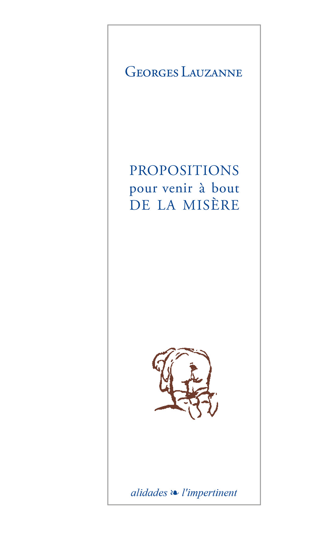 Propositions pour vaincre la misère