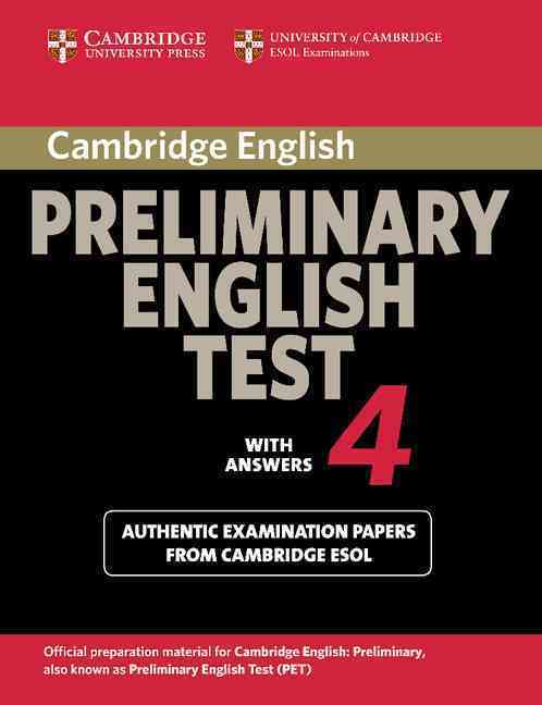 Cambridge Preliminary English Test 4 Student Book with Answers