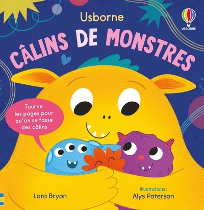 Câlins de monstres - Mon livre des câlins - Dès 1 an
