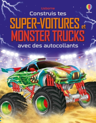Construis tes super-voitures et monster trucks avec des autocollants - Volume combiné - Dès 5 ans
