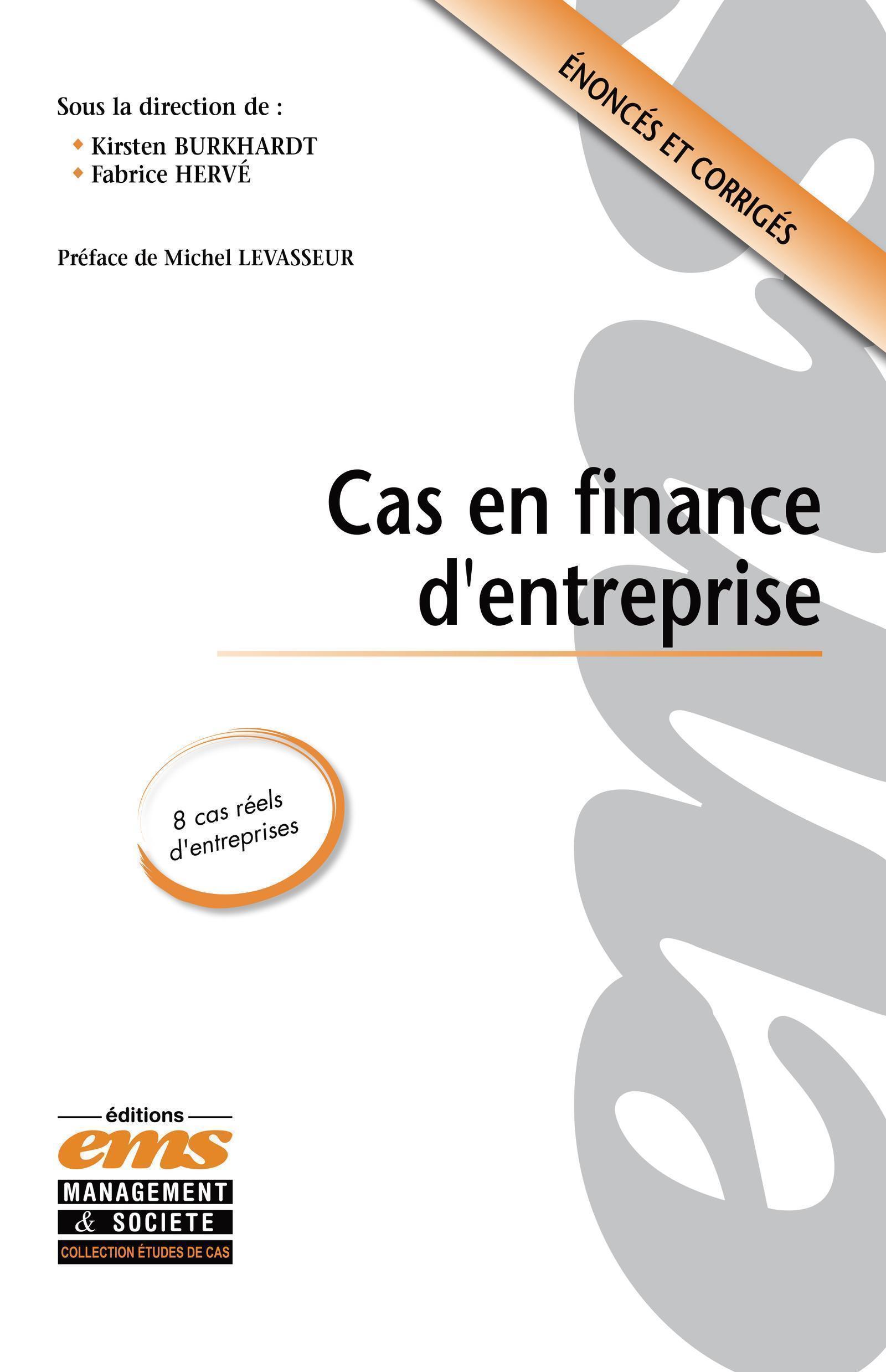 Cas en finance d'entreprise