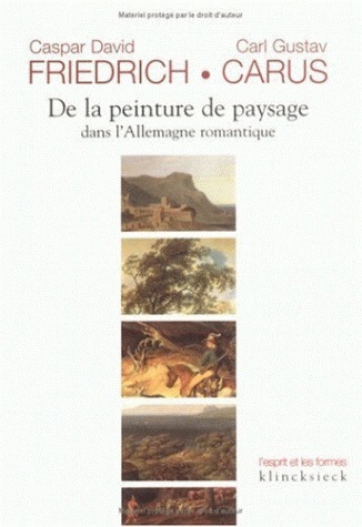 De la Peinture de paysage dans l'Allemagne romantique