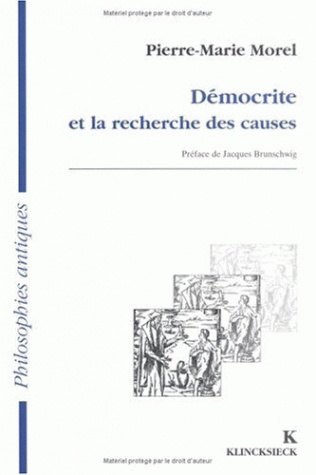Démocrite et la recherche des causes