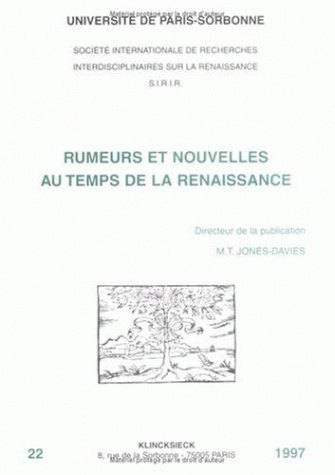 Rumeurs et nouvelles au temps de la Renaissance